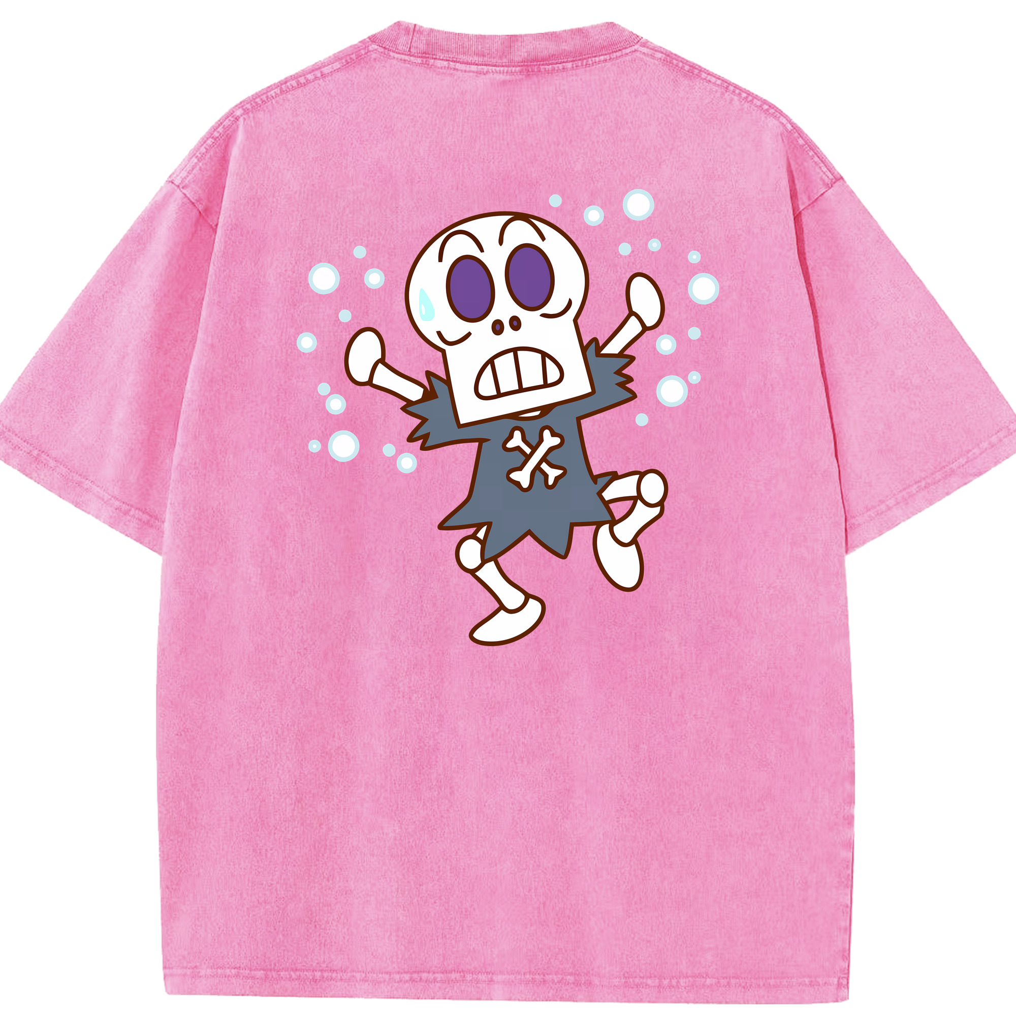 （画像用） アンパンマン Anpanman 綿100% ヴィンテージ風 半袖Tシャツ（背面プリント）